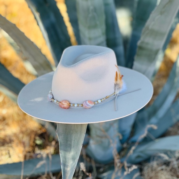 Wyeth by Todd Magill Accessories - Botswana Agate Freshwater Pearl Hat Band